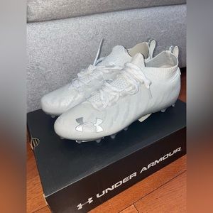 Under Armour Spotlight Lux MC White Metallic Silver